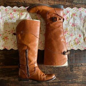 Frye brown Leather Knee-High Boots 6
